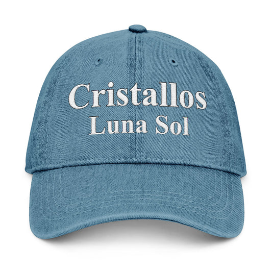 CristallosLunaSol Denim Hat