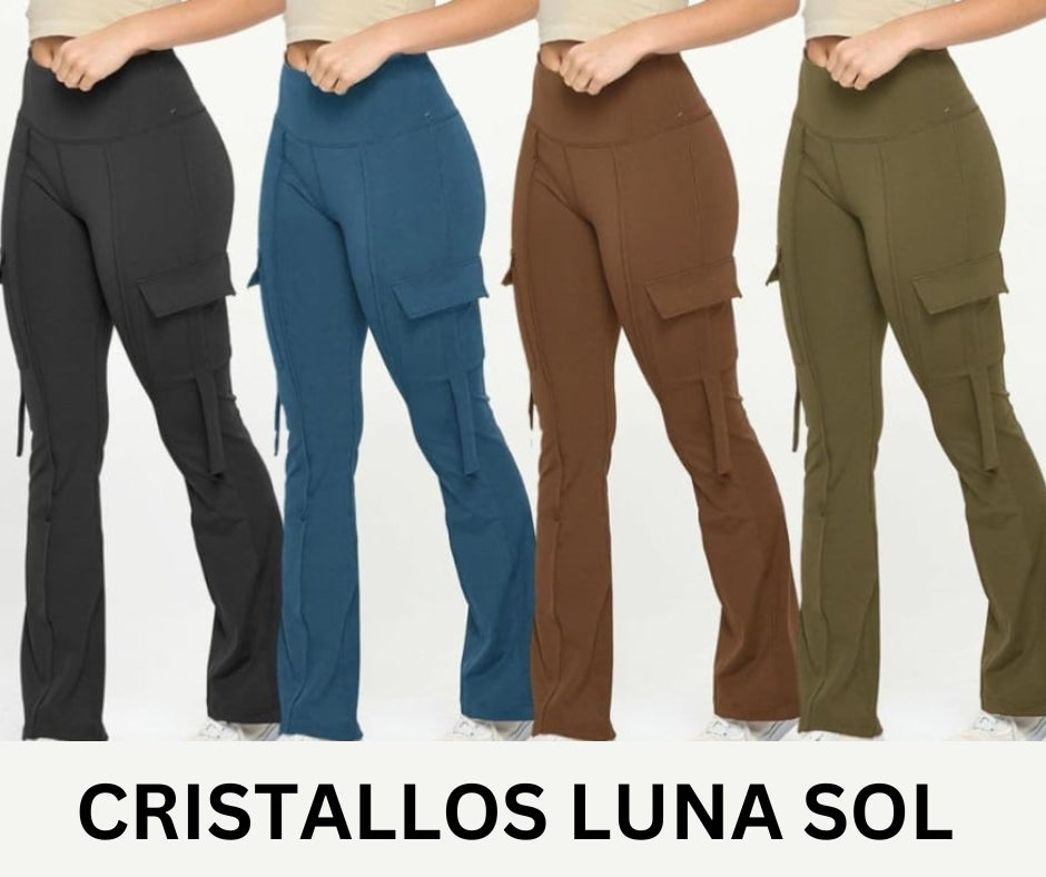 Cargo Yoga flare pants