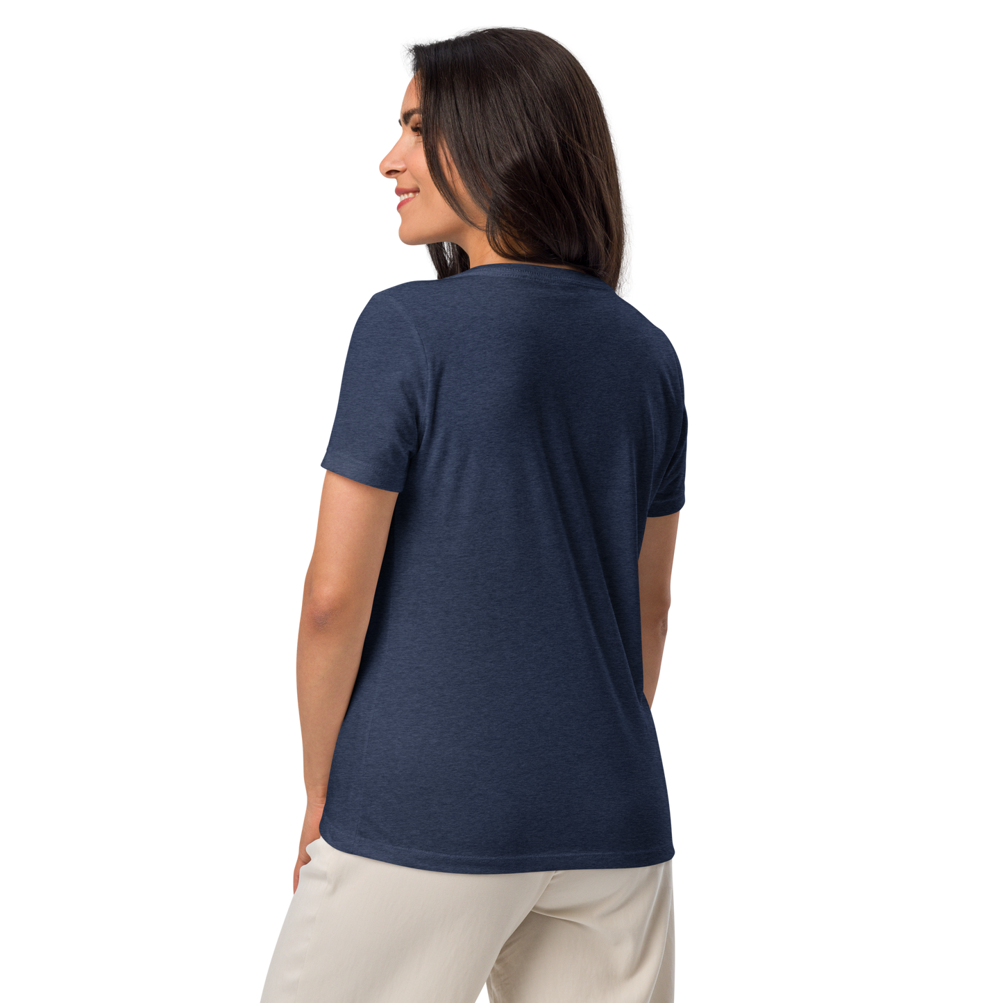 Cristallos- Women’s relaxed v-neck t-shirt