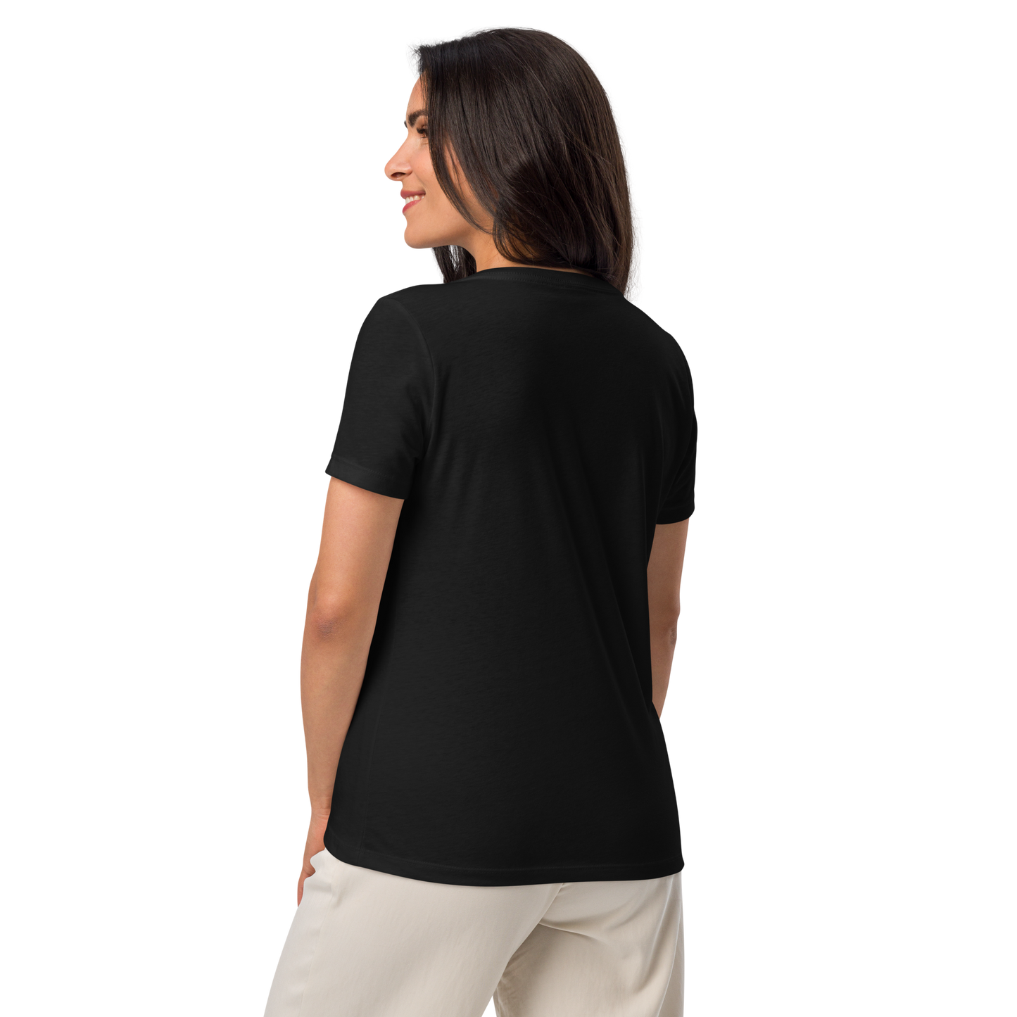 Cristallos- Women’s relaxed v-neck t-shirt